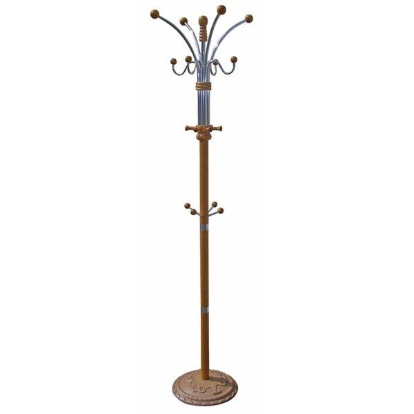 73 in Coat Rack Oak, Ore Furniture, Mfr#: R685OAK